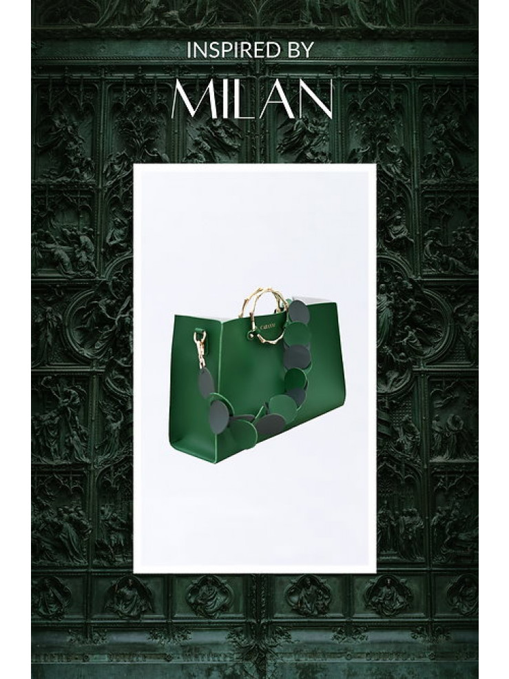 Дамска чанта CABANNI MILANO GREEN BAG