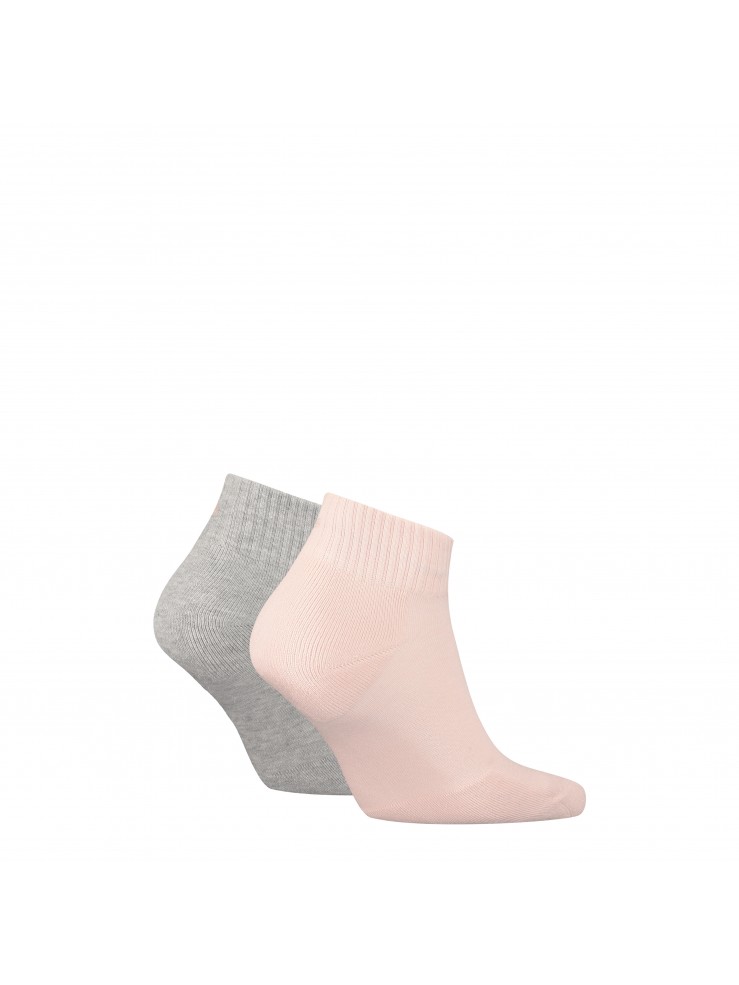 Къси дамски чорапи Calvin Klein 701225317 002 ORANGE/GREY 2 чифта