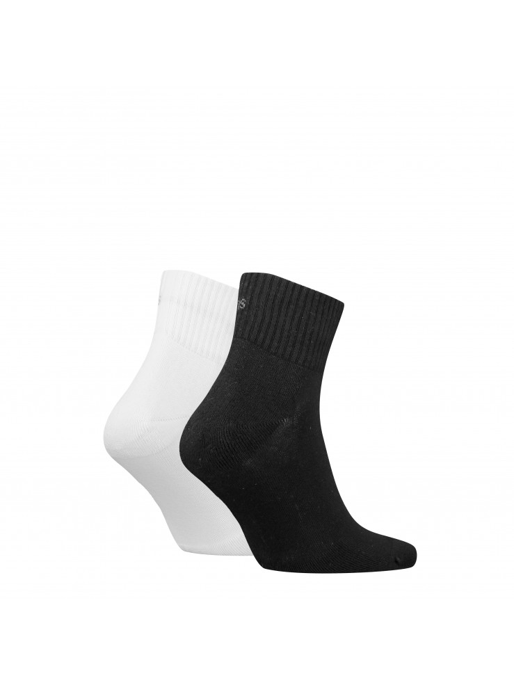 Мъжки чорапи Calvin Klein 701225034 001 2 чифта BLACK/WHITE