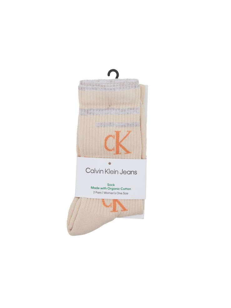 Дамски чорапи Calvin Klein 701224133 002 SAND 2 чифта