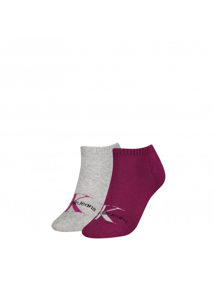 Дамски чорапи Calvin Klein 701226013 003 PURPLE 2 чифта