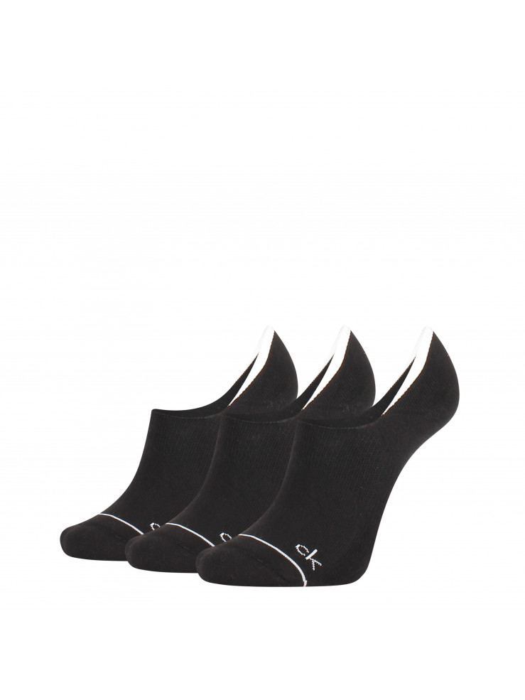 Дамски чорапи Calvin Klein 3034001999 3 чифта в опаковка  BLACK