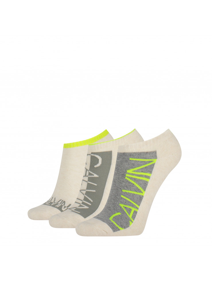 Дамски спортни чорапи Calvin Klein 3040003999 3 3 чифта в пакет OATMEAL