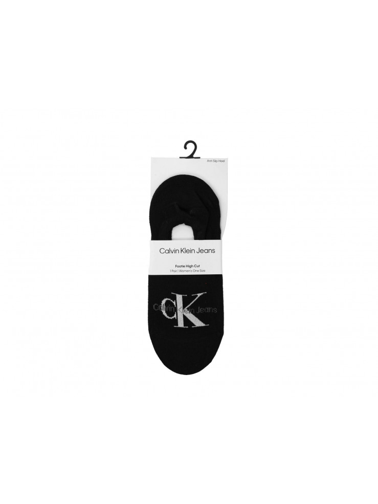 Дамски чорап-терлик Calvin Klein ECC609-00 jeans logo BLK