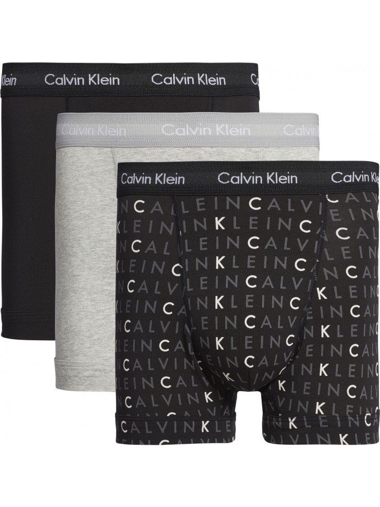 Мъжки боксерки Calvin Klein U2662G YKS trunk 3 броя в кутия