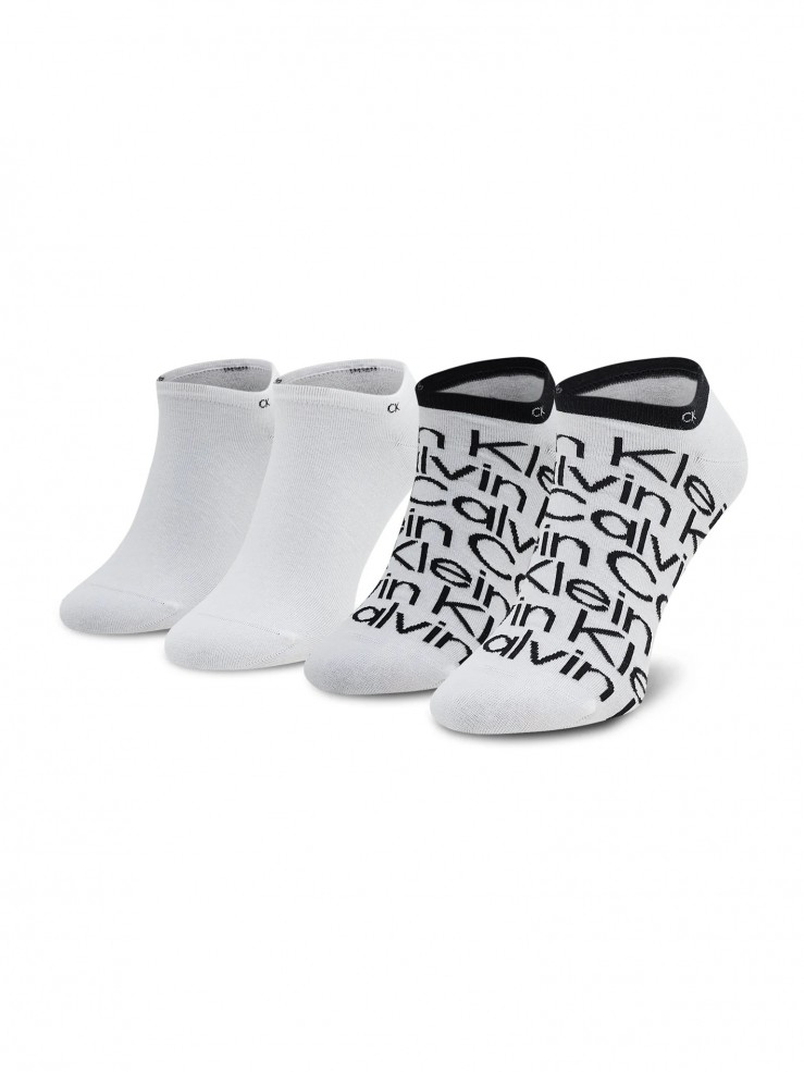 Мъжки чорапи Calvin Klein ECE277-10-39/42 2 чифта WHITE