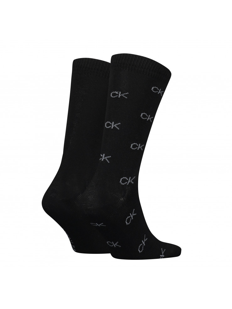 Мъжки чорапи Calvin Klein 701219843 001 black 2 чифта