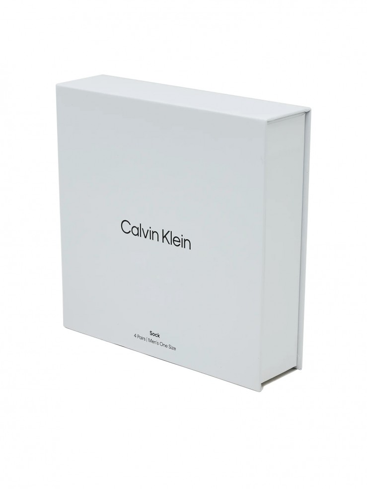 Мъжки чорапи Calvin Klein 701224108 001 4 чифта в кутия Black