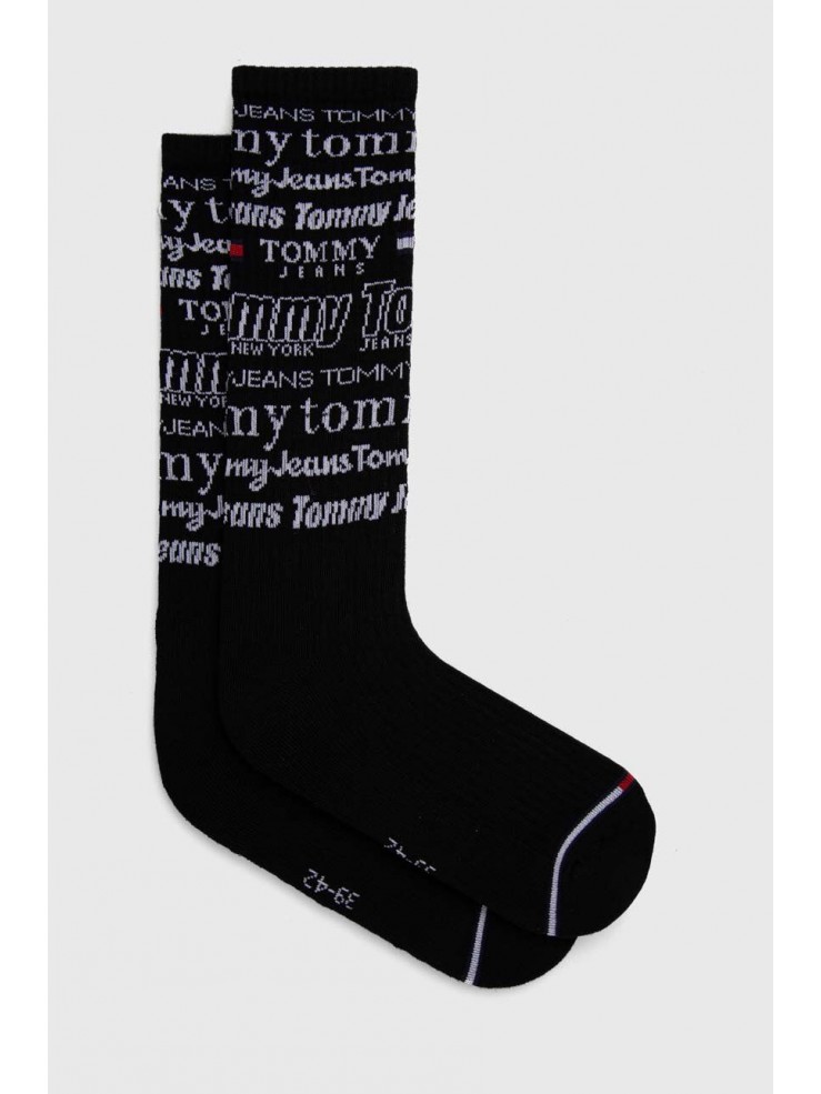 Мъжки чорапи Tommy Hilfiger 701225511 002 black 43/46