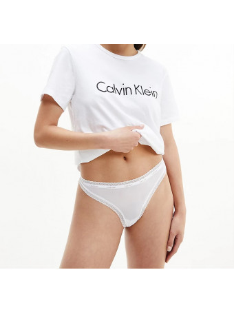 Дамски стринг Calvin Klein QD3802E FIY/2 WHITHE