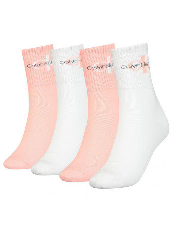 Дамски чорапи Calvin Klein 701219844003 pink 4PR