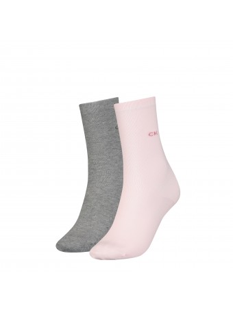 Дамски чорапи Calvin Klein 701218769 003 2 чифта PINK