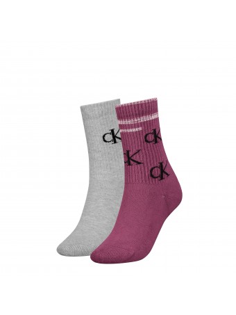 Дамски чорапи Calvin Klein 701224133 003 PURPLE 2 чифта