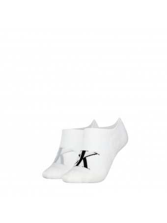 Дамски чорапи Calvin Klein 701226668 001 2 чифта Wh/Blk