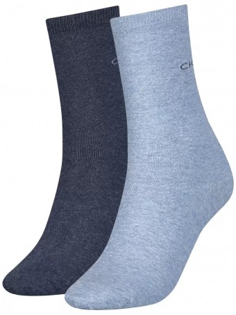 Дамски чорапи Calvin Klein 701218769 005 2 чифта denim