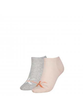 Дамски чорапи Calvin Klein 701226013 002 ORANGE 2 чифта