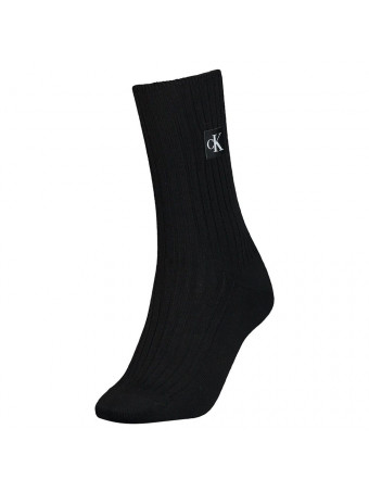 Дамски къси чорапи Calvin Klein 701219977001 black 1PR