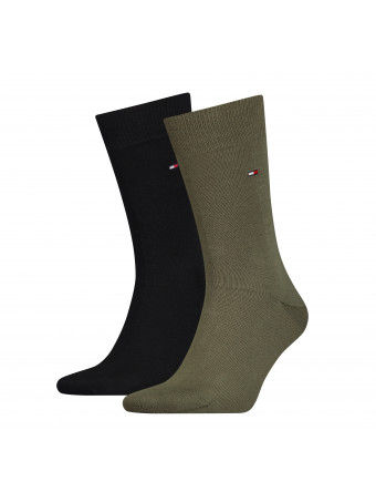 Мъжки чорапи Tommy Hilfiger 371111117 oliv 43/46 2 чифта