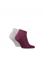 Дамски къси чорапи Calvin Klein 701225317 003 PURPLE 2 чифта 