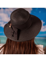 Черна шапка с периферия Bon Hats 22009-0