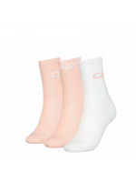 Дамски къси чорапи Calvin klein 701219849 001 white 3 чифта