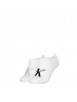 Дамски чорапи Calvin Klein 701226668 001 2 чифта Wh/Blk