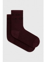 Къси дамски чорапи Calvin Klein 701224119 003 BURGUNDY 