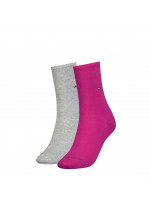 Дамски къси чорапи Tommy Hilfiger 371221090 magenta-grey 39/42 2 чифта