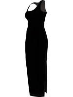 Дълга рокля Calvin Klein KW0KW02096 BEH  dress