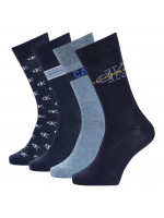 Мъжки чорапи Calvin Klein 100004808002 d.blue 4 чифта в кутия
