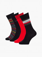 Мъжки чорапи Calvin Klein 100004544001 black 4 чифта в кутия