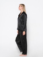 Комплект дамска пижама Luna 82005 BLACK pyjama set