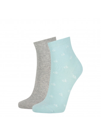 Дамски чорапи Calvin Klein 2168004999 2 чифта в опаковка ECK516-04