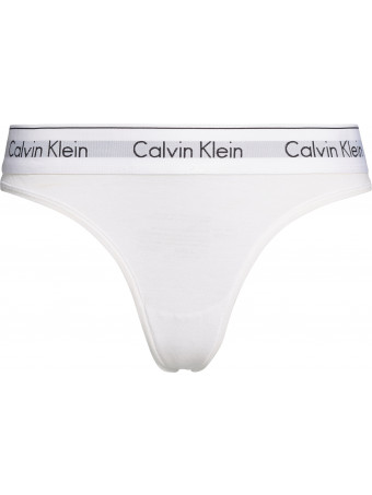 Дамски стринг Calvin Klein  F3786E WHITE THONG
