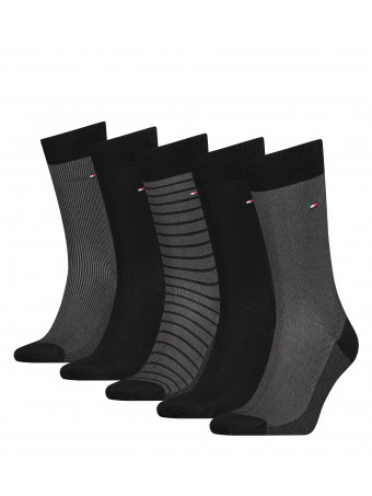 Мъжки чорапи Tommy Hilfiger 701220144 002 39/42 5 чифта